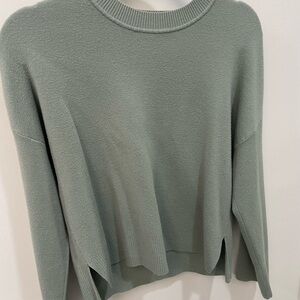 Abercrombie Crewneck Sweater in Sage Green